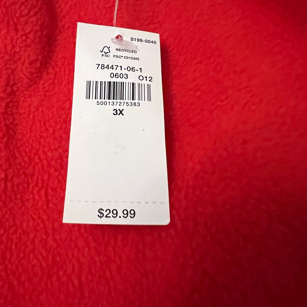 Old Navy Red Performance Fleece Jacket - Picture 6 of 6